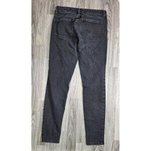White House Black Market Womens Size XS Black Grey Denim Jeans
